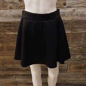 Chic Black Skater Skirt